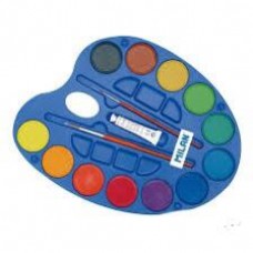 PALETTE OF 12 WATERCOLOUR TABLETS Ø45mm 054412