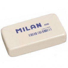 Milan BOX 6 SYNTHETIC RUBBER ERASERS 406