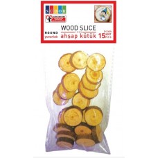 SUDOR BS131 WOODEN BILLET 2-3 cm. ROUND 15 PIECES 