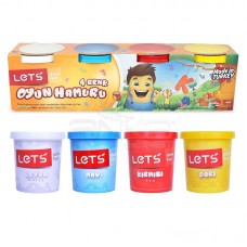 LETS PLAYDOUGH L8340 4 RENK OYUN HAMURU 600GR