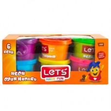 LETS PLAYDOUGH 6 COLORS MEDİUM SİZE L8346