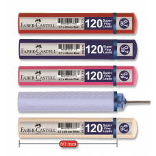 FABER CASTELL 120 SUPER FİNE LEADS 0.7MM 2B