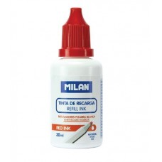 MİLAN 30ml MARKERS REFILLS RED 1610053 for whitebo